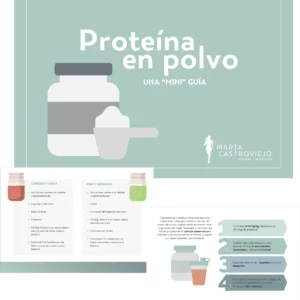 Proteína en polvo. Una "mini" guía.
